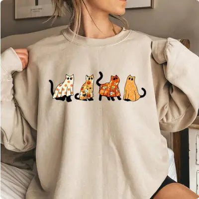 Halloween Evil Pumpkin Head Funny Printed Hoodie 2025